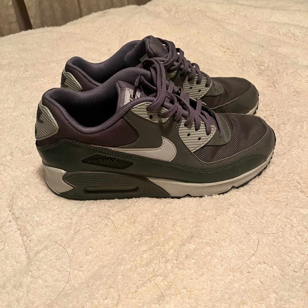 Gray and White Sneakers